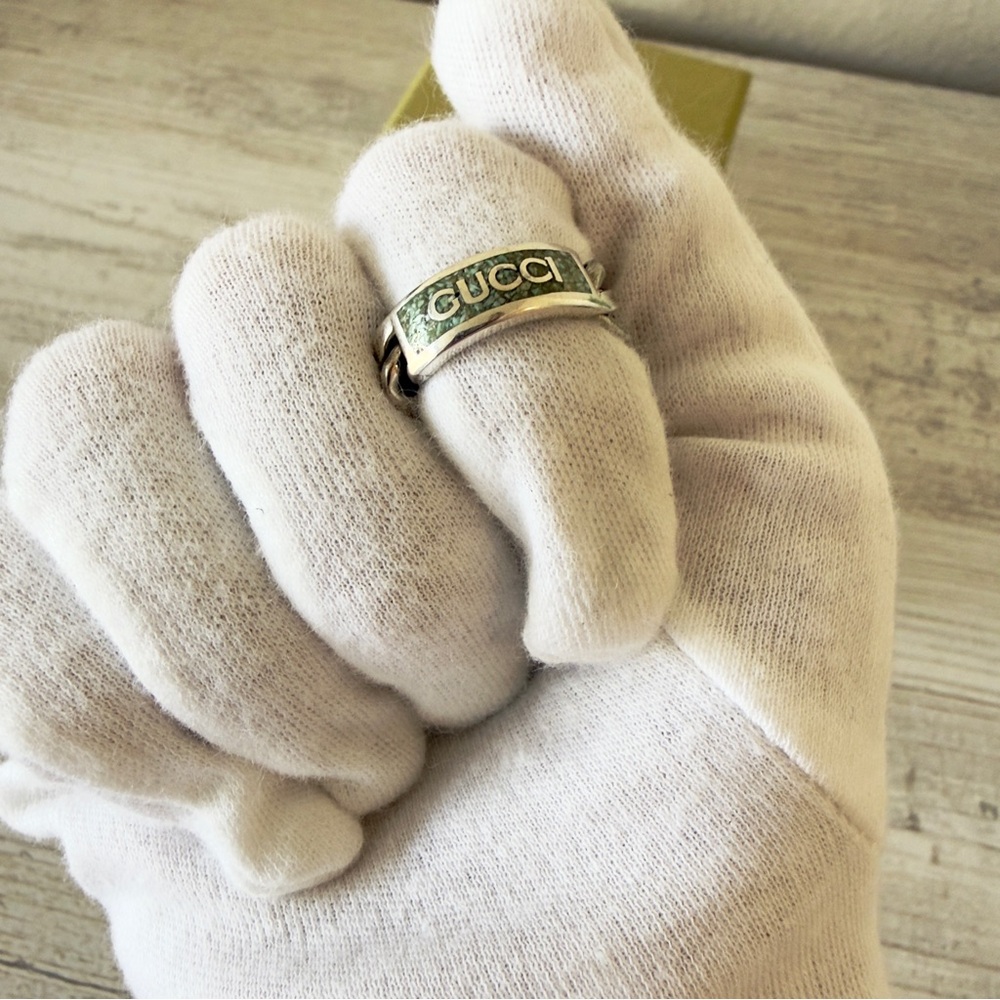 New Gucci silver Ag 925 ring size 11, US 5 3/4